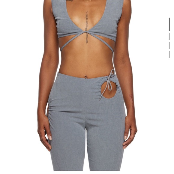 Paloma Wool Gray Loup Trouser NWT - Picture 2 of 6